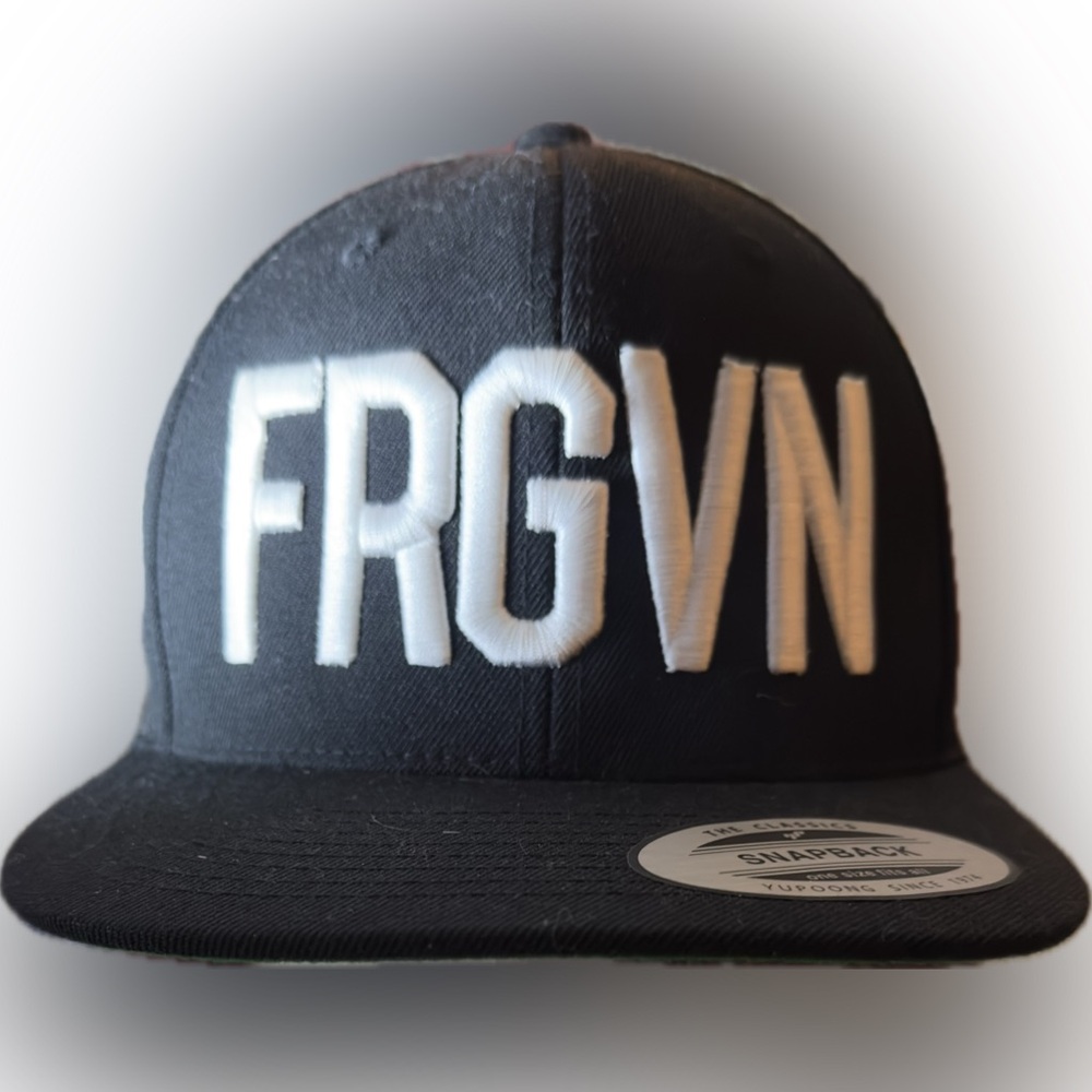 Yupoong FRGVN Black SnapBack Hat OSFA